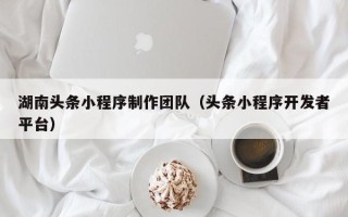 文昌湖南头条小程序制作团队（头条小程序开发者平台）